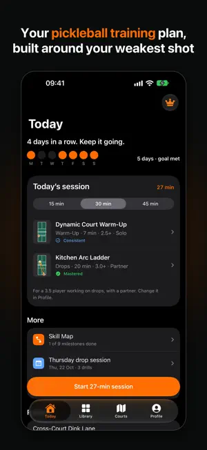 Pickleball Drills & Coach screenshot 1