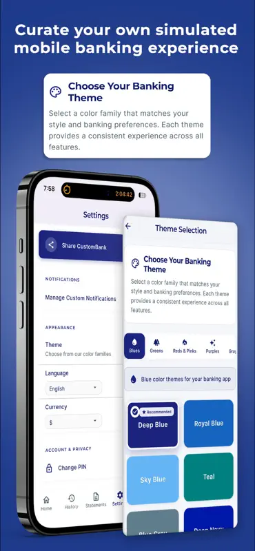 CustomBank: Simulateur Banque screenshot 3 of 3