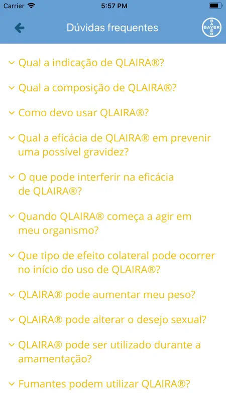 Qlaira App screenshot 4 of 4