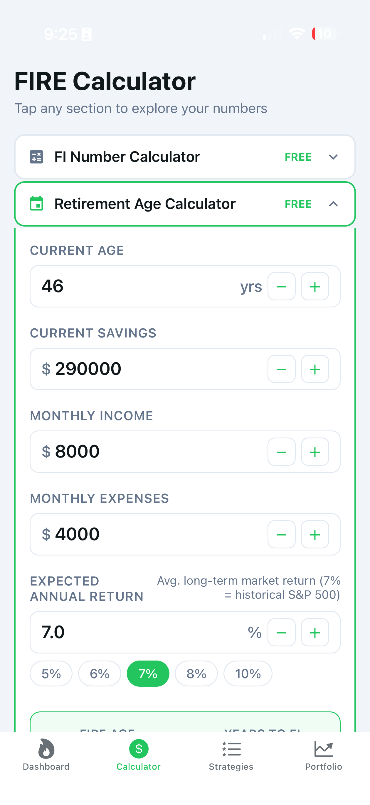 Retire with FIRE screenshot 7
