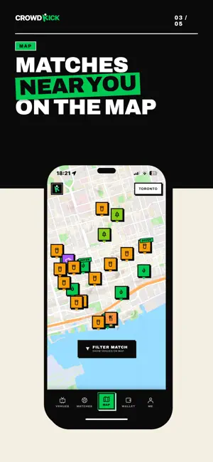 CrowdKick: Sports Venue Finder iPhone screenshot 3