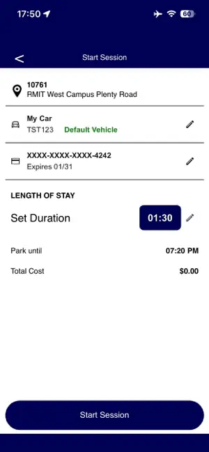 RMIT Parking screenshot 2