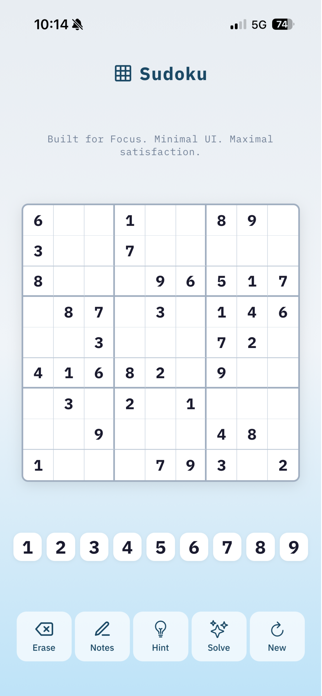 Sudoku Mastermind Hub Screenshot 1 of 8