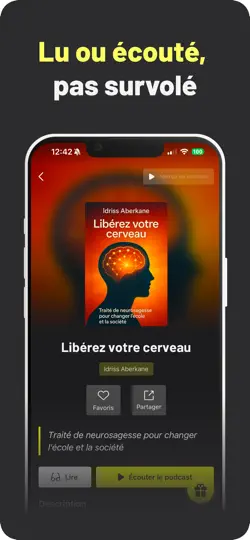 Capture d'écran de Dygest: Livres Podcast & Idées sur iPhone 3