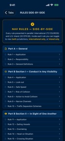 USCG Navigation Rules Handbook screenshot