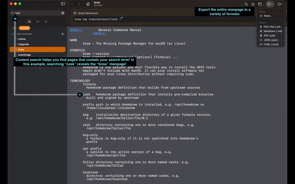 #3. ManPage (macOS) От: Inspirationull