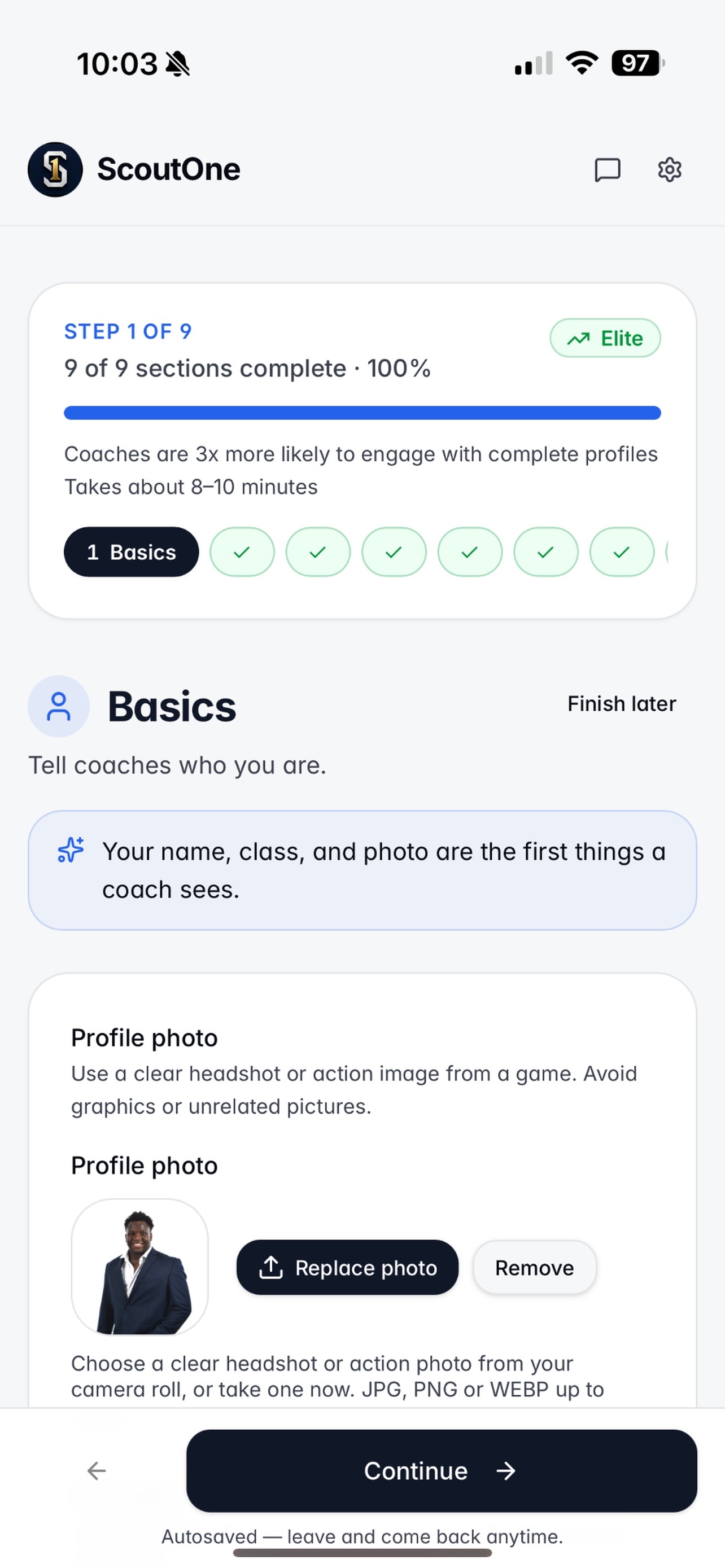 Screenshot 2 of ScoutOne Recruiting