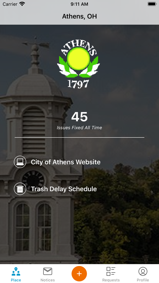 #1. Athens Ohio City Source (iOS) 게시자: City of Athens, Ohio