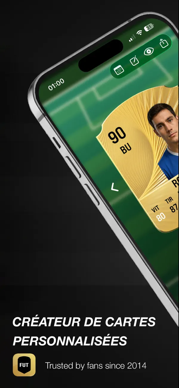 Screenshot #1 pour FUT Créateur de Cartes FC 26