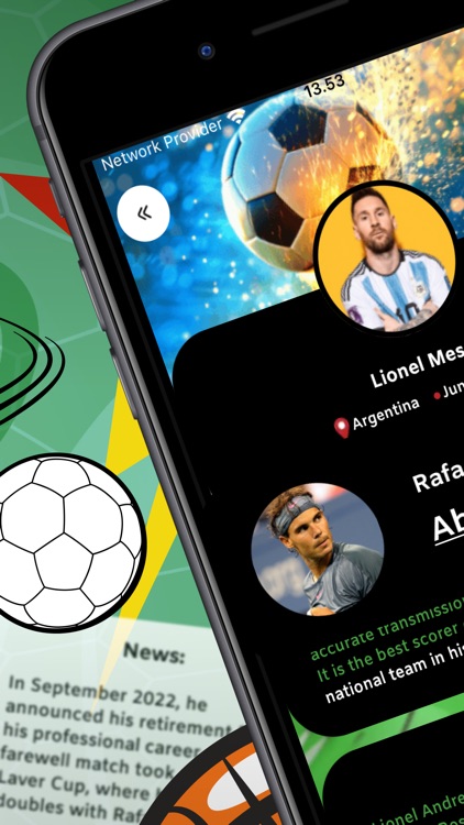 Sports info app: Be Players screenshot-4