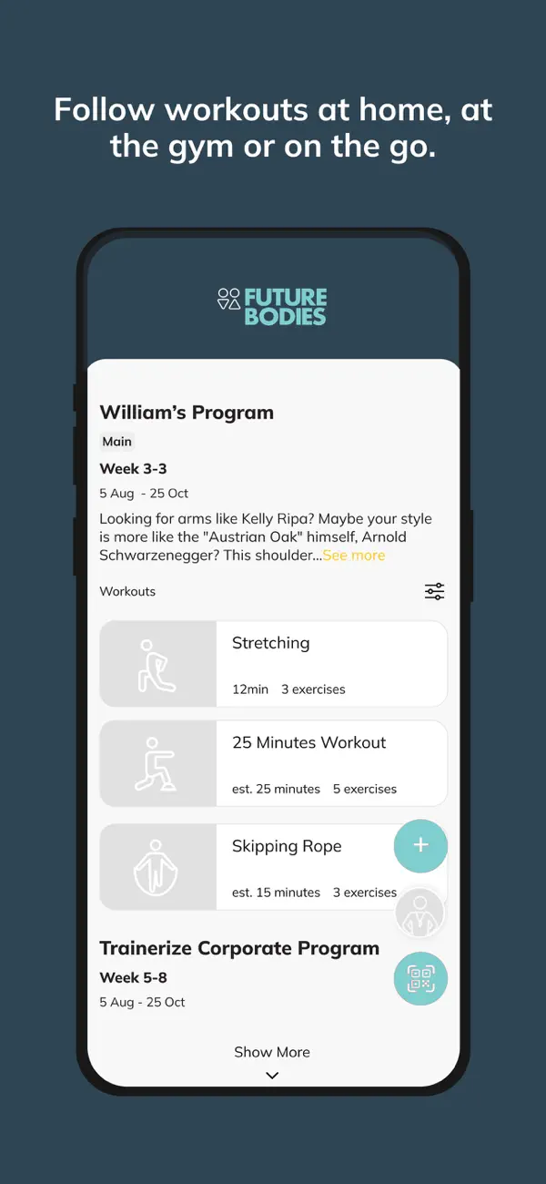 Screenshot #3 pour Future Bodies Coaching App