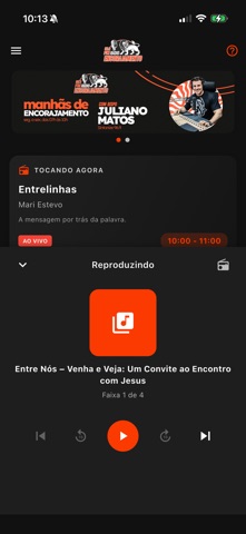 Rádio Encorajamento iPhone screenshot
