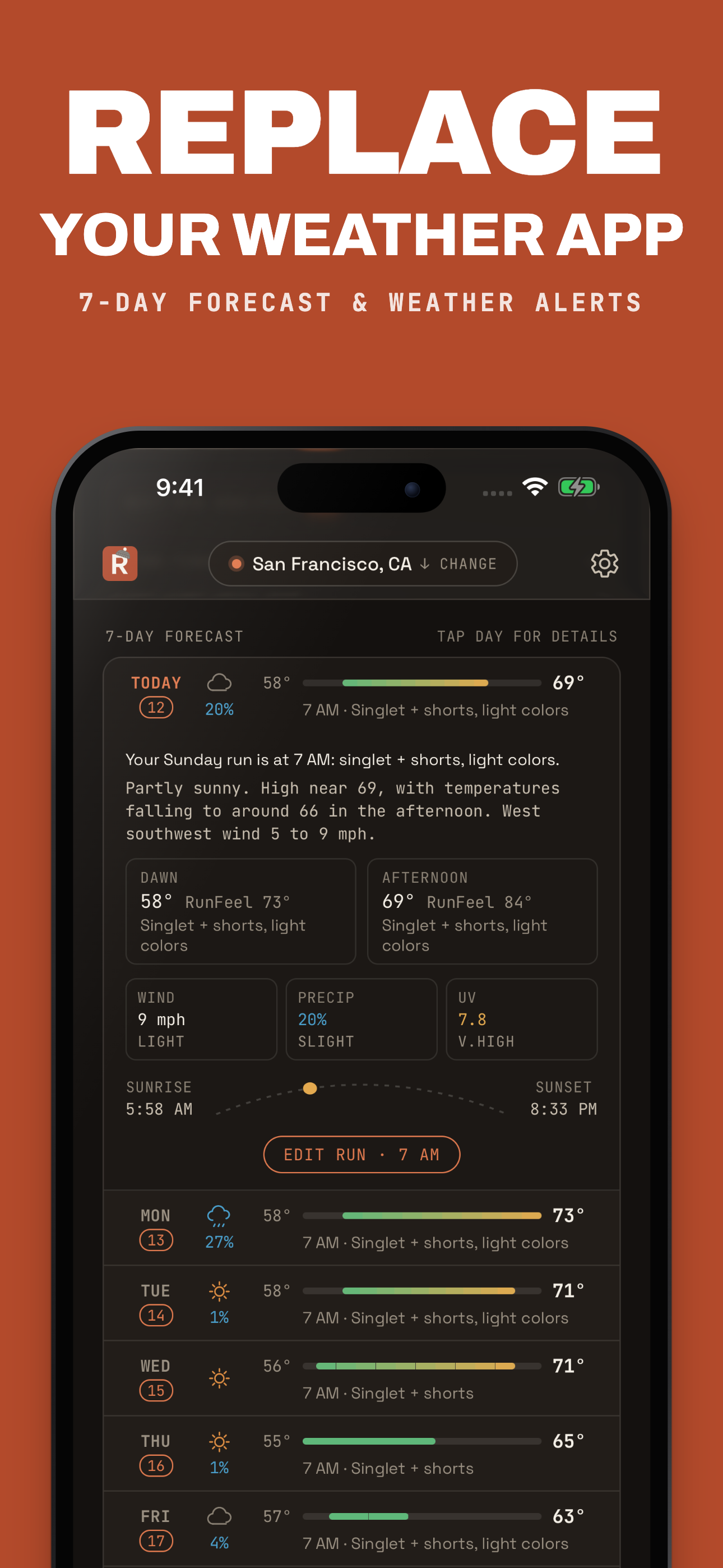 RunnersKit: Run Weather screenshot 5