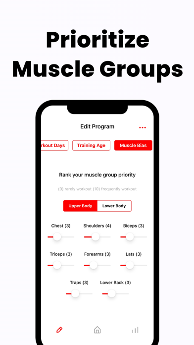 Hypertrophy: RPT Gym Planner Screenshot