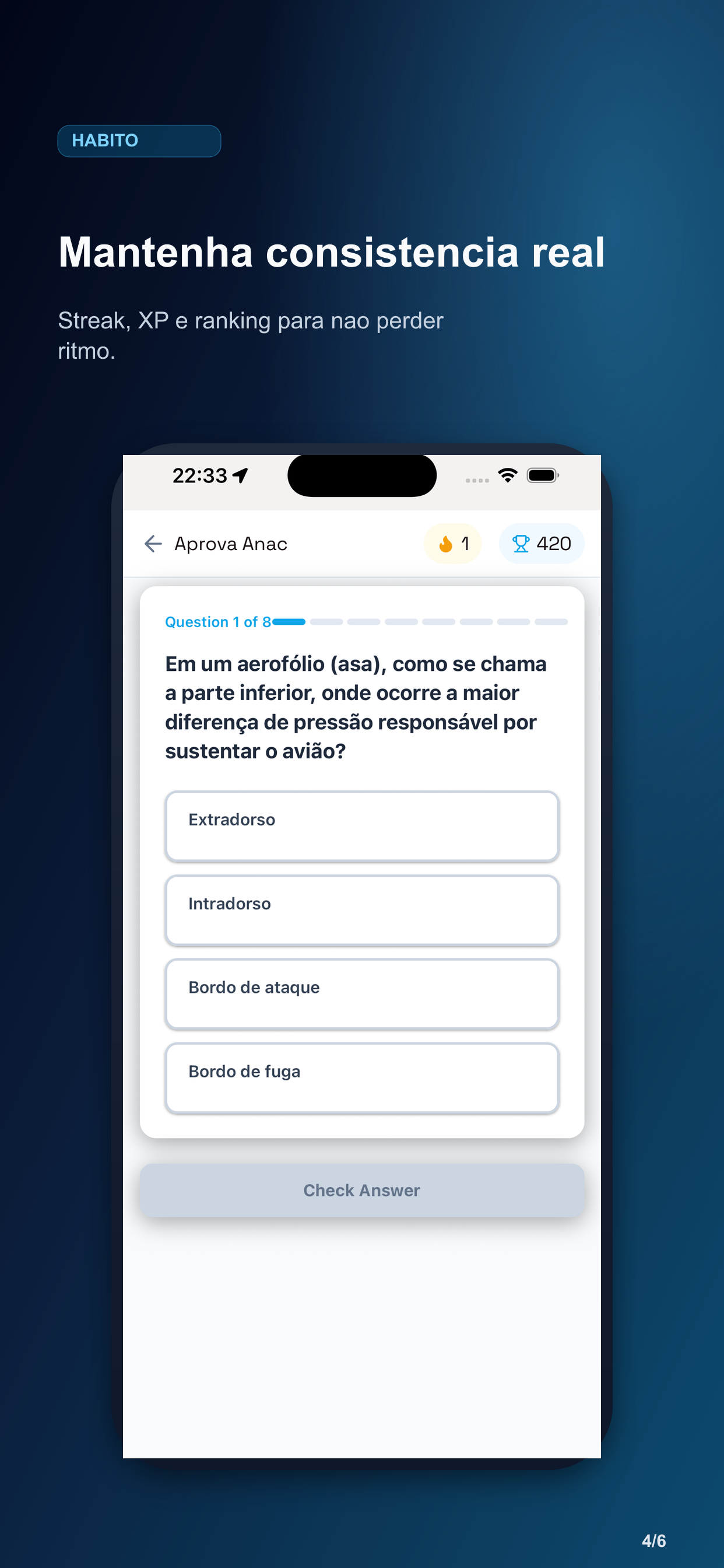 AprovaAero - Simulados ANAC screenshot 4