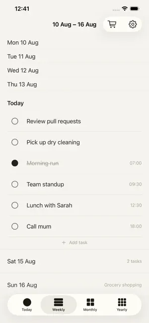 Yours — Daily Planner screenshot 2