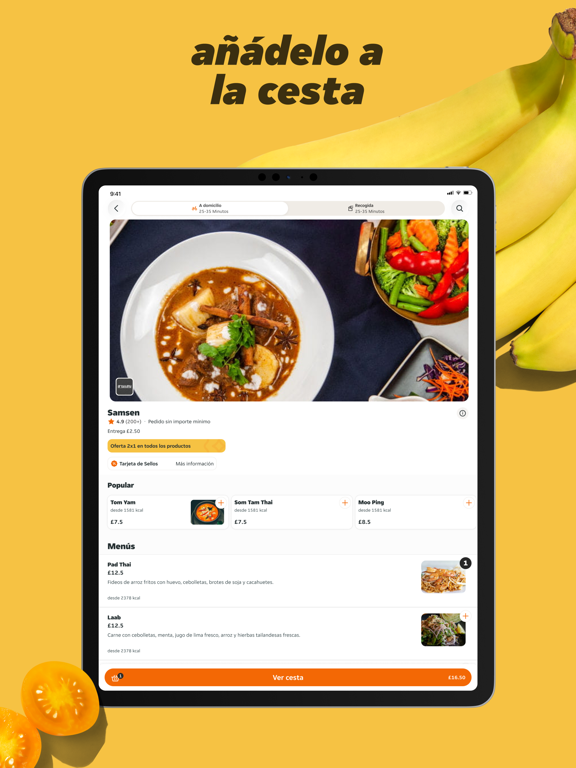 Just Eat - Comida a domicilio App Store preview screenshot 11