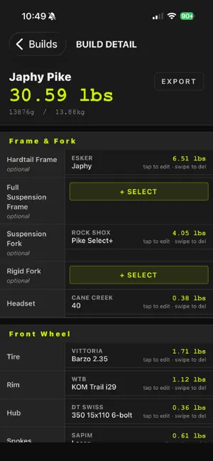 Bike Scale screenshot 2