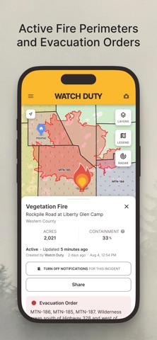 Watch Duty: Wildfire & Floods App Store preview screenshot 2