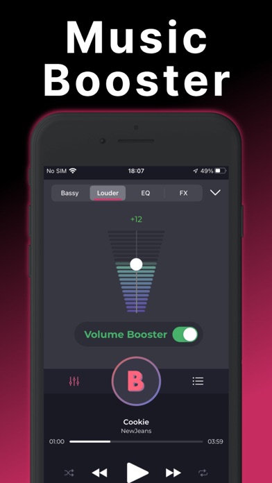 Bass Booster & Music EQ: BASSY Screenshot