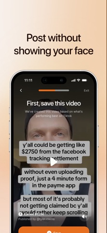 Relay - Get paid to post screenshot