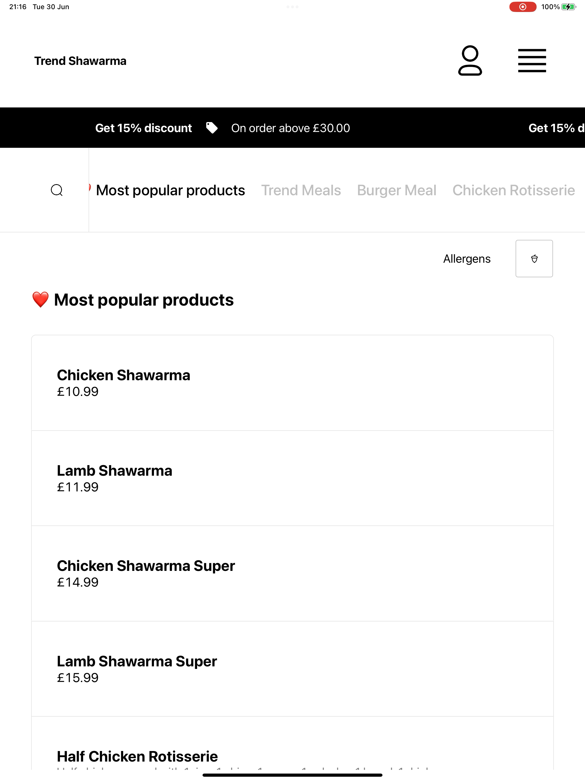 Trend Shawarma