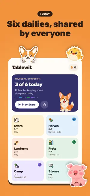 Tablewit: Daily Logic screenshot 1
