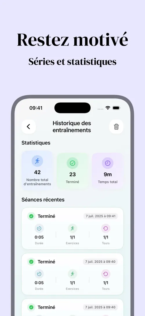 HIIT Timer Pro sur iPhone : capture d’écran 5 sur 5