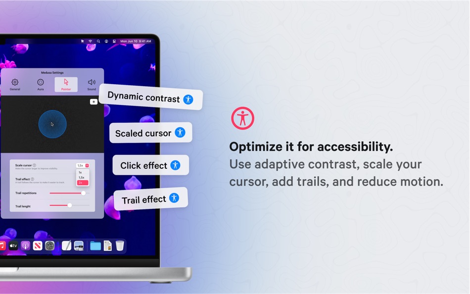 #4. Medusa Cursor (macOS) Podle: imaginary institute