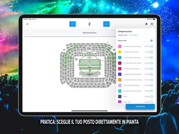 TicketOne: Biglietti eventi iPad screenshot 7