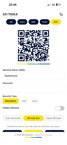 321 QR Code Generator Screenshot 4 of 5