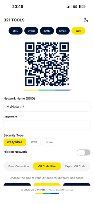 321 QR Code Generator Screenshot 4 of 5