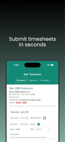 Prolocums iPhone screenshot