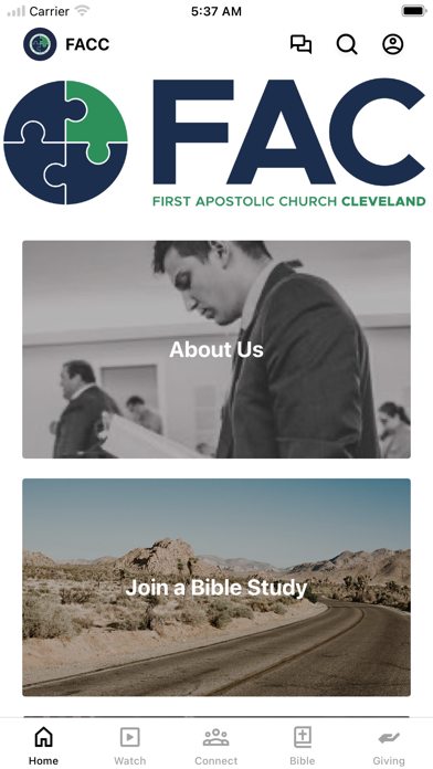 Screenshot 1 of FAC Cleveland App
