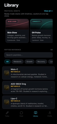 Peptide Tracker — Stack Screenshot 3 of 6