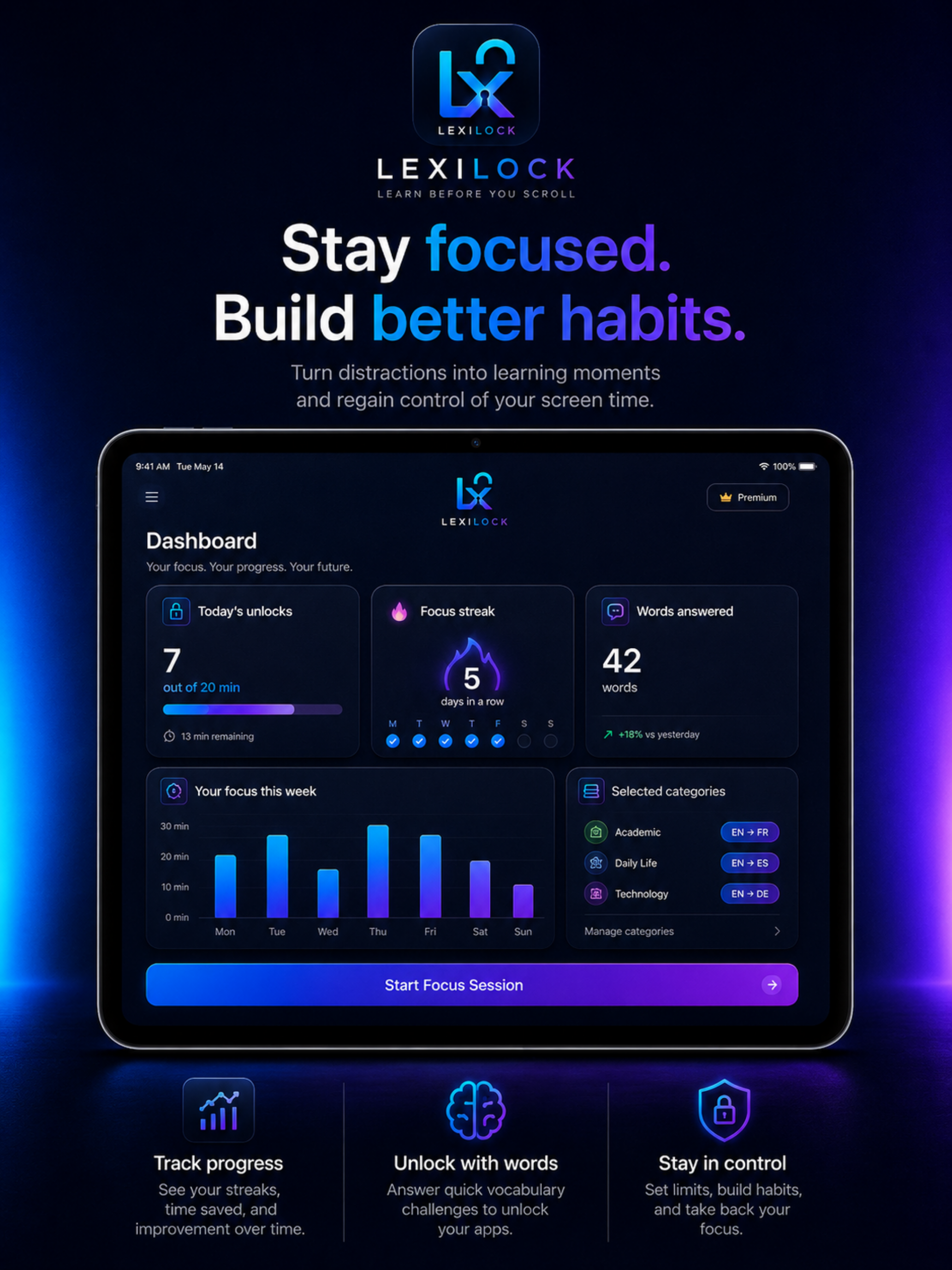 LexiLock: Focus & Vocabulary screenshot 6