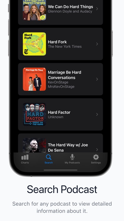 Podcast Charts - Podash