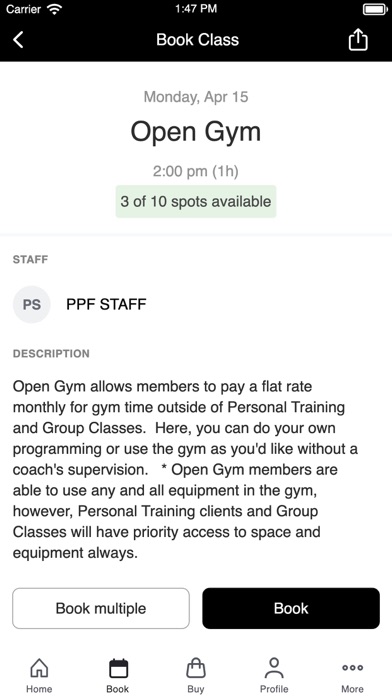 Philly Personal Fitness Screenshot