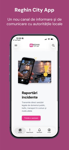 Reghin City App screenshot
