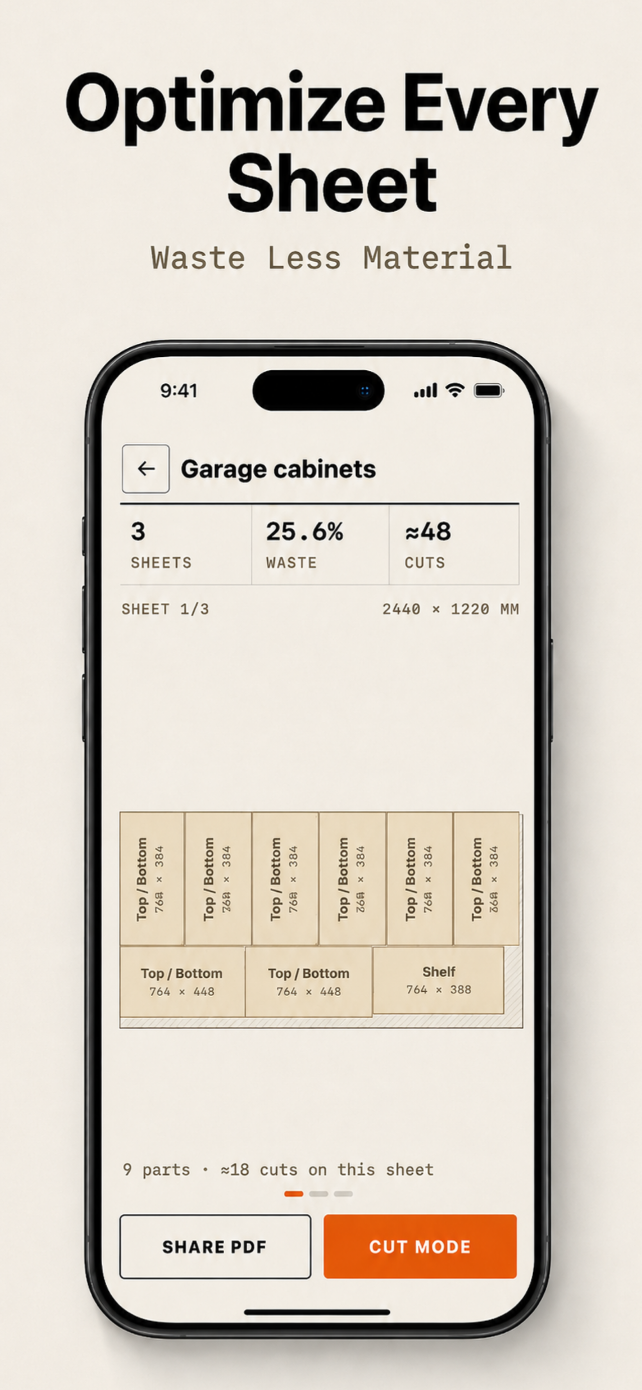 CutSmart - Cut List Optimizer screenshot 3