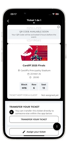 EPCR Ticketing screenshot