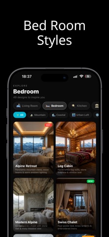 AI Home Design Interior iPhone screenshot