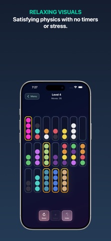 Aurora Stack Ball Sort Puzzle Screenshot 3 of 8