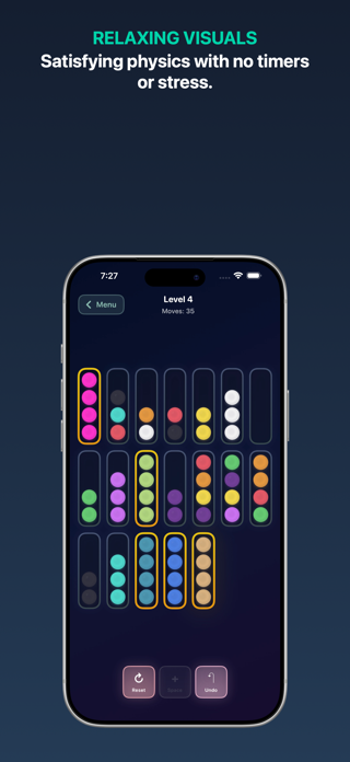 Aurora Stack Ball Sort Puzzle Screenshot 3 of 8