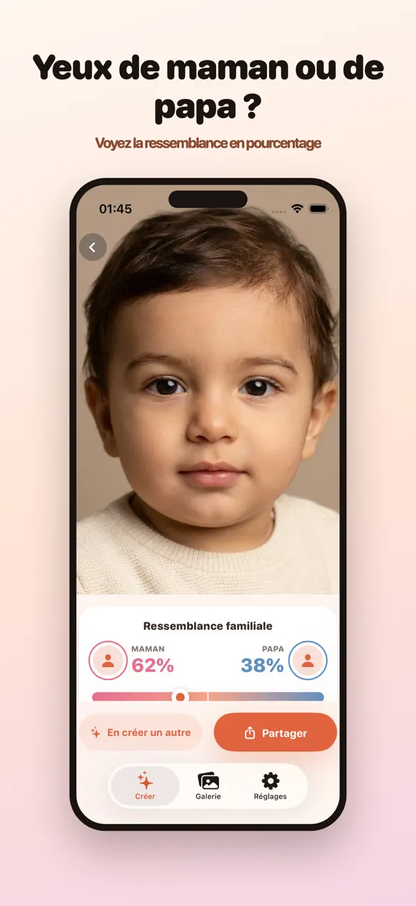 Screenshot #2 pour Our Baby AI: Bébé Générateur