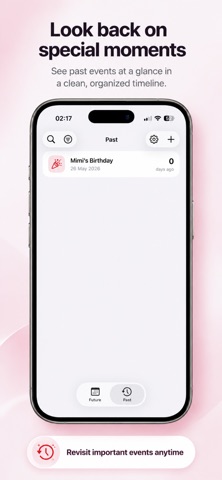 Milestone - Event Countdown iPhone screenshot