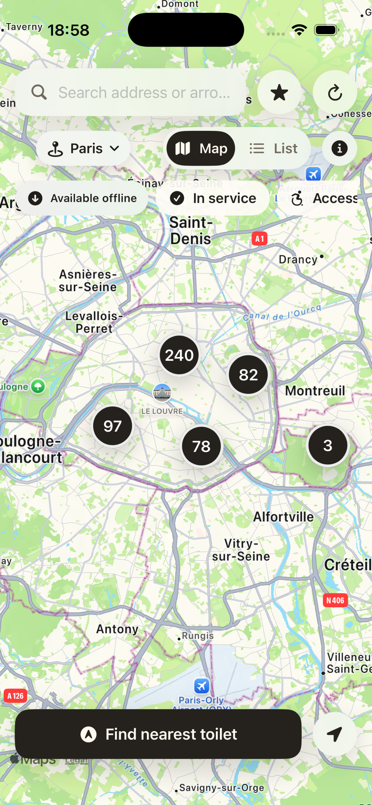 LooKout: WC Finder screenshot 2