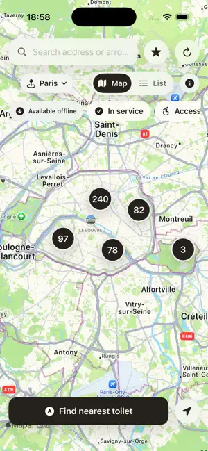 LooKout: WC Finder screenshot 2