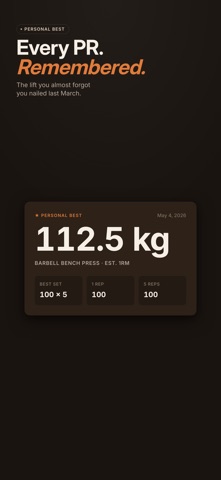 LiftLog: Workout Gym Tracker Screenshot 7 of 8