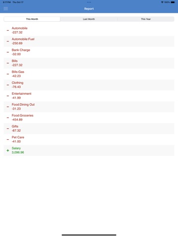 Moneyspire 2026 iPad screenshot